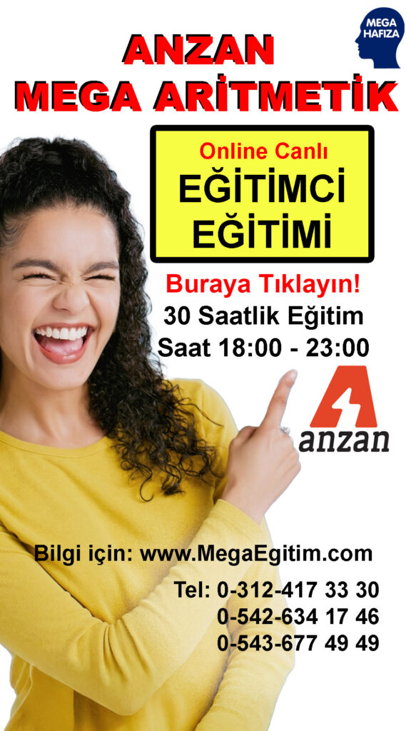 anzan mega mental aritmetik eğitimci eğitimi