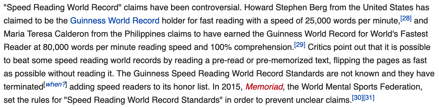 Hızlı Okuma Dünya Rekoru'nu Guinness Neden Onaylamıyor