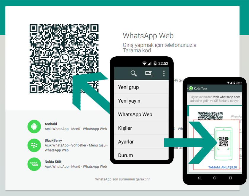 whatsapp webandroid barkod okuma kurulum