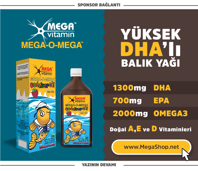 yüksek dha oranlı - balık yağı - mega vitamin - mega-o-mega