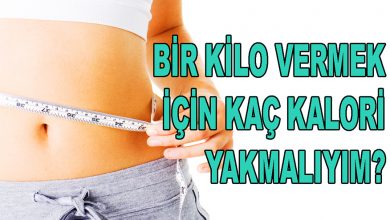 1 Kilo Vermek için Günde Kaç Kalori Yakmak Gerekir