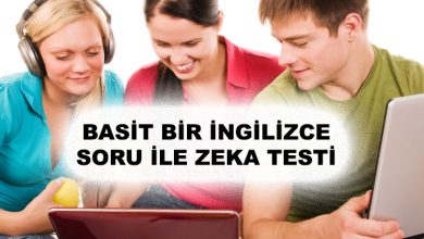 İngilizce'de En Çok Kullanılan 1000 Kelime - Basit Bir İngilizce Soru İle Zeka Testi