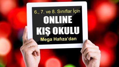 6., 7. ve 8. Sınıflar için Online Kış Eğitimi