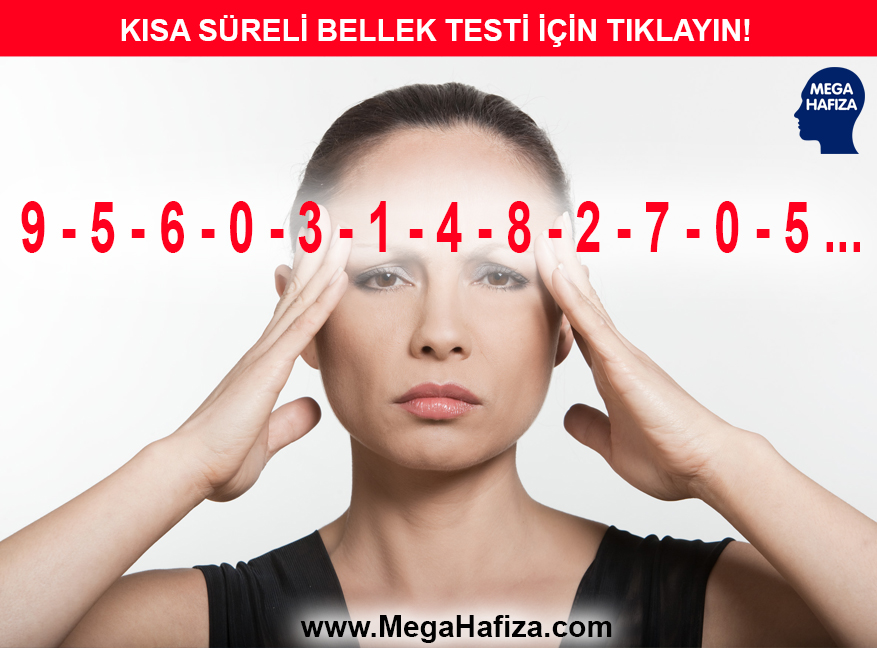 Geçici hafıza testi - sayı dizisi  testi