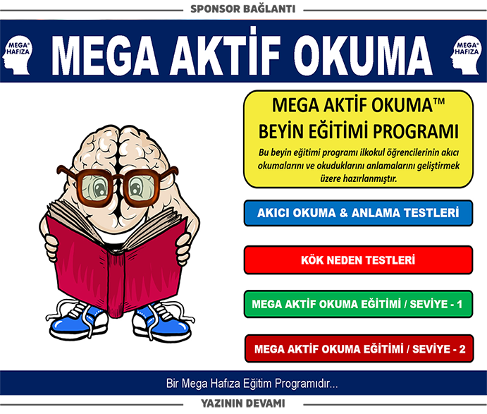 mao - beyin, hafıza, matematik ve konsantrasyon, odaklanma