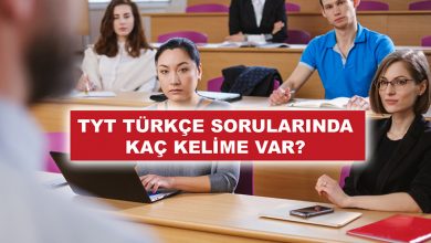 TYT Türkçe sorularında Kaç Sözcük Var