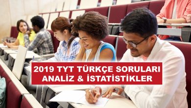2019 TYT Türkçe İstatistikleri