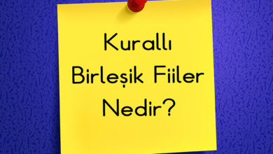 kurallı birleşik fiiller nedir - mega aktif okuma