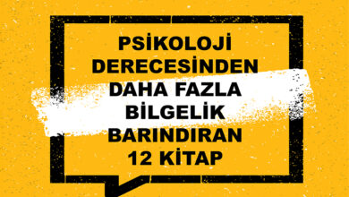 PSİKOLOJİ DERECESİNDEN DAHA FAZLA BİLGELİK BARINDIRAN 12 KİTAP
