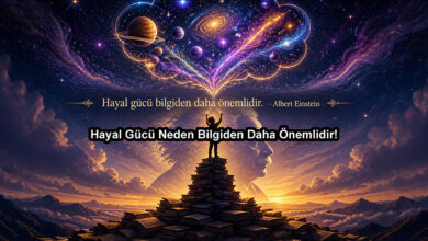 Hayal gücü bilgiden daha önemlidir - Albert Einstein