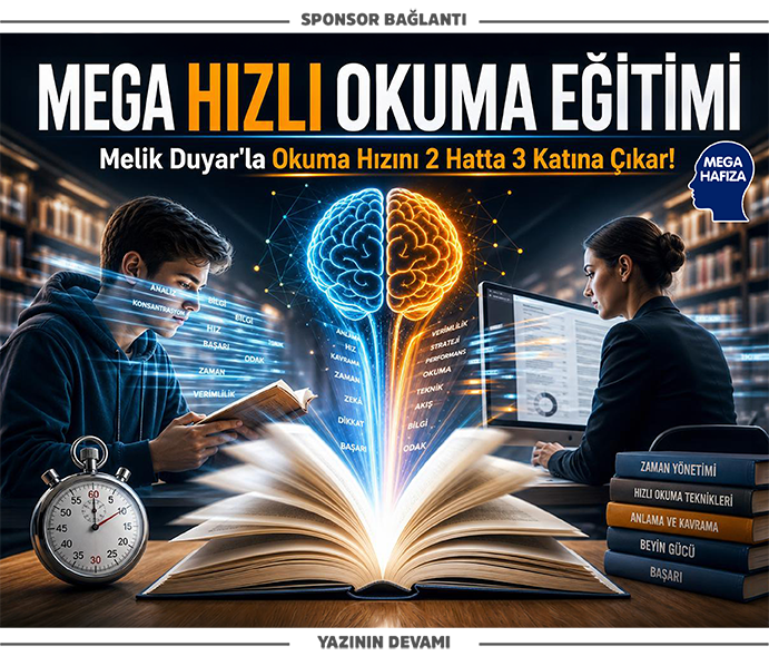 anlayarak hızlı okuma - beyin eğitimi - hafıza eğitimi - hızlı okuma kursları - anlayarak okuma teknikleri